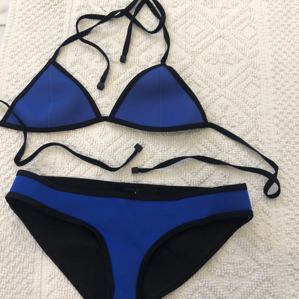 Blue Triangle Bikini